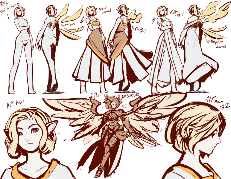 File:Concept Nine Outfits.png